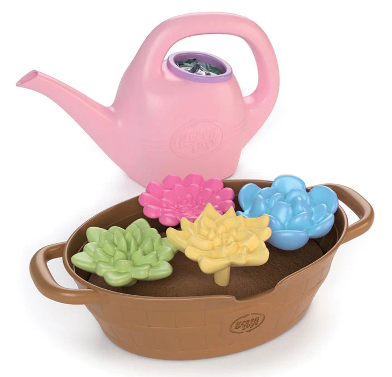 Green Toys - Magic Flower Watering Can Activity Set