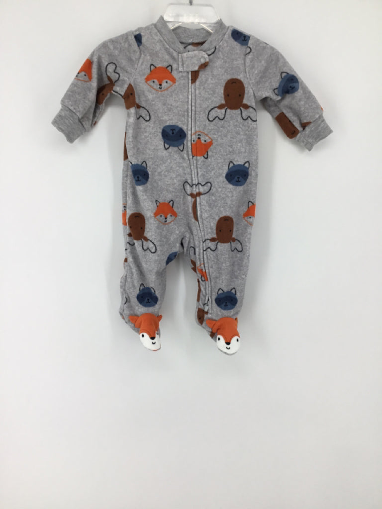 Child of Mine Child Size 0-3 Months Gray Sleepers