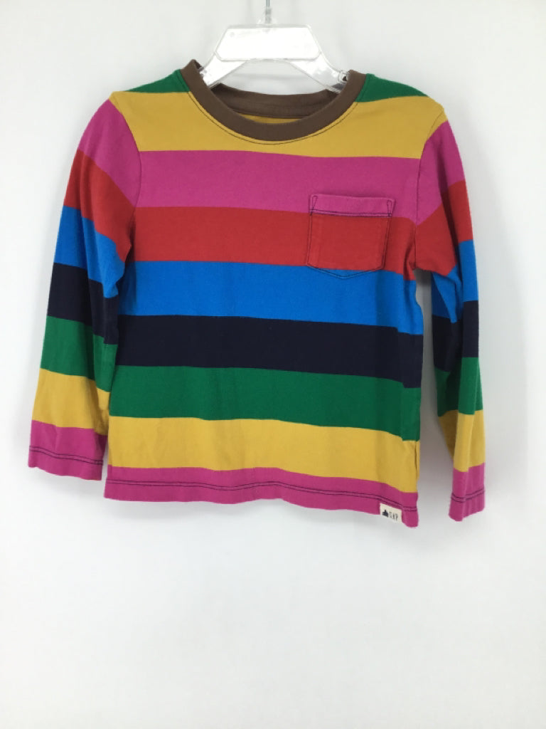 Gap Child Size 4 Multi-Color Stripe T-shirt - boys