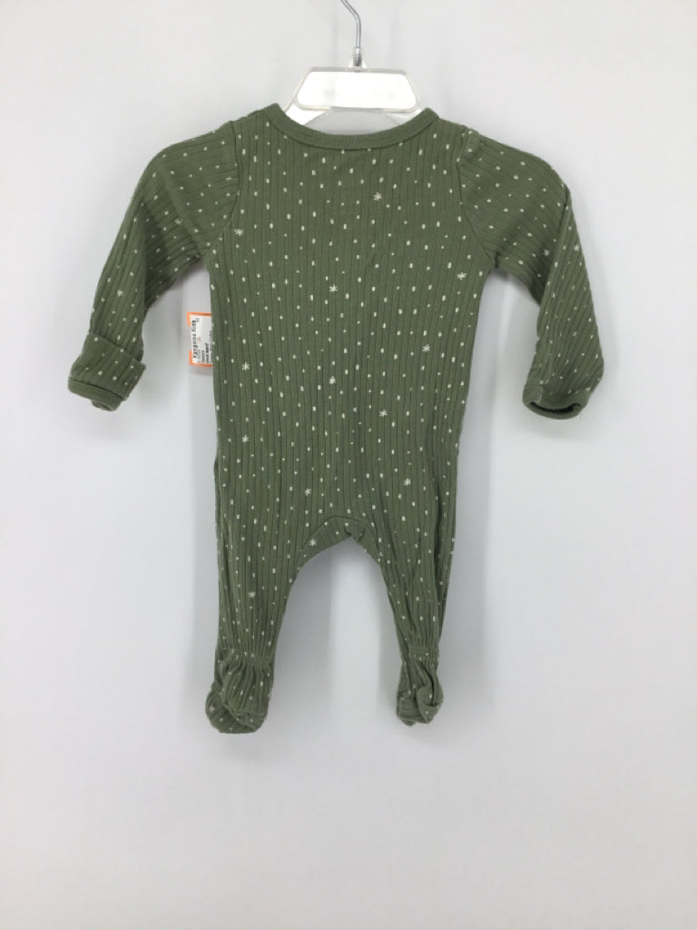 cloud island Child Size Newborn Green Sleepers