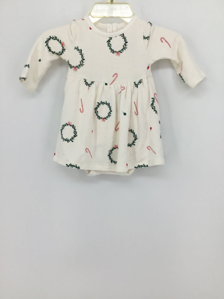 Purley Soft by Carters Child Size 18 Months White Christmas Dress