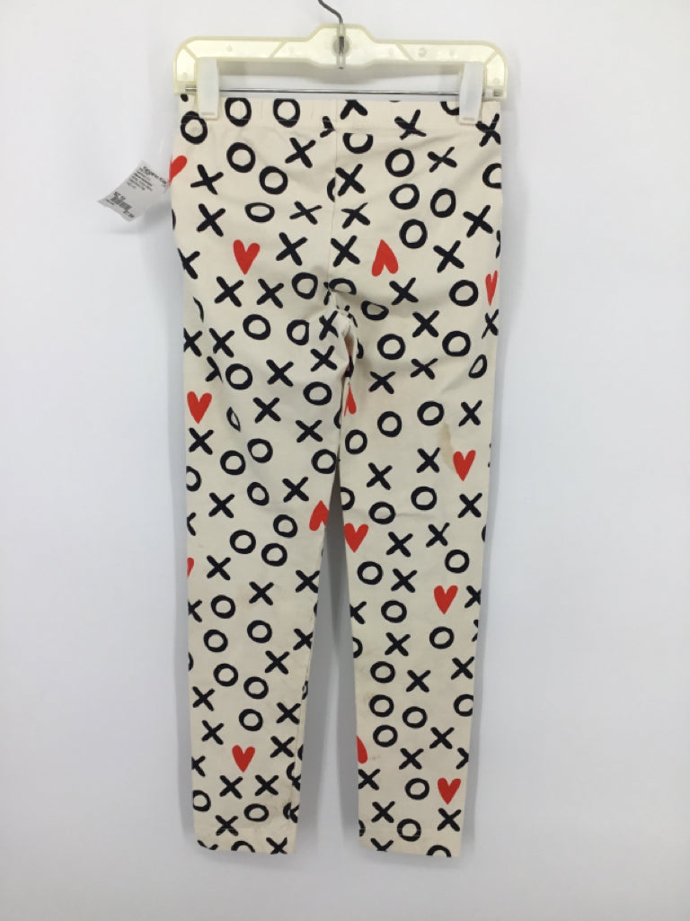Hanna Andersson Child Size 10 White Valentine's Day Pants