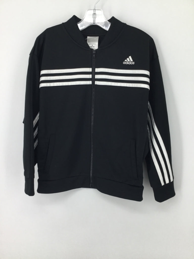 Adidas Child Size 10 Black Jacket - girls