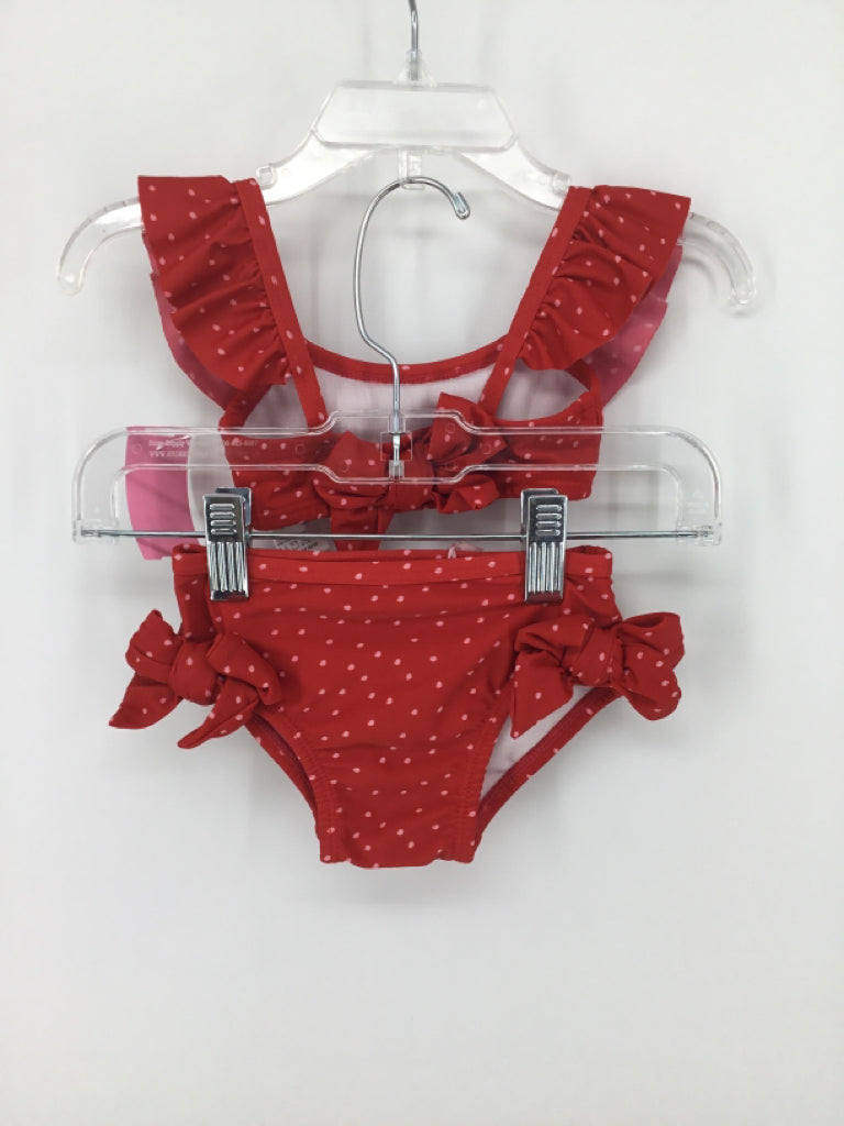 Jessica Simpson Child Size 6-9 Months Red Swimwear - girls