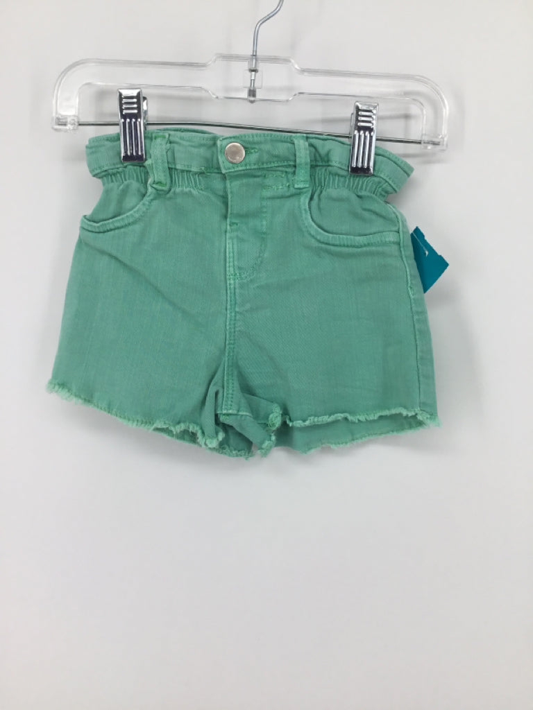 Zara Child Size 2 Green Shorts - girls