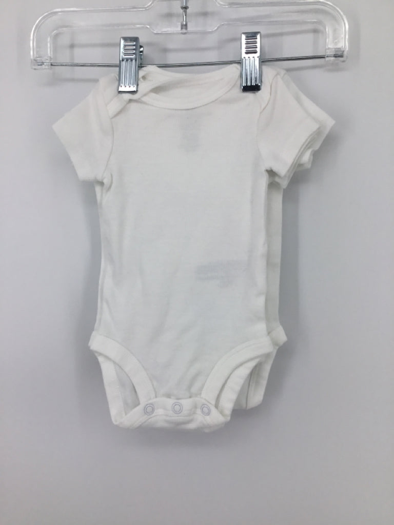 Carter's Child Size Newborn White Onesie