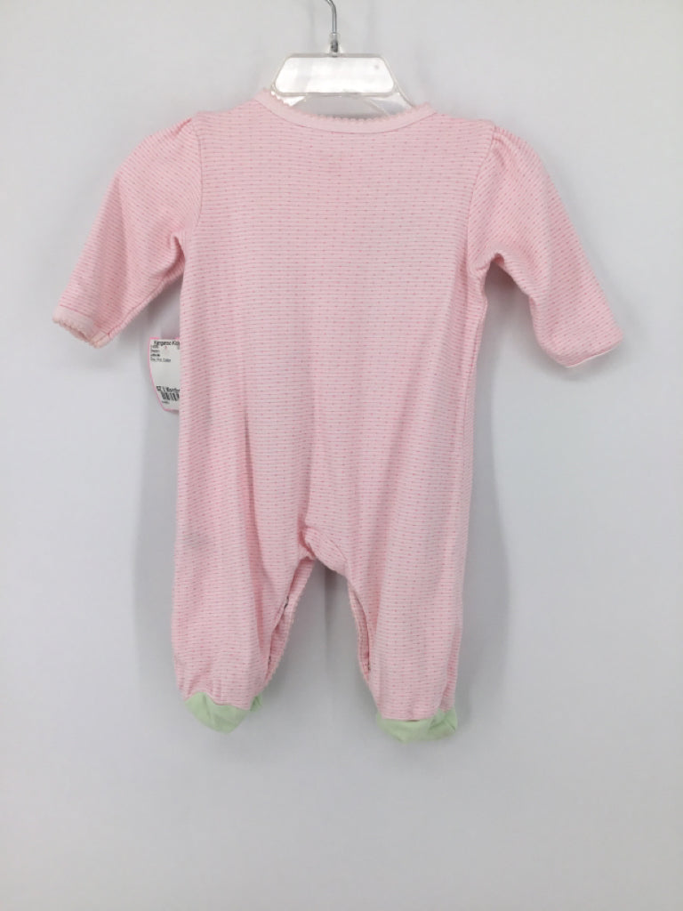 Little Me Child Size 3 Months Pink Sleepers