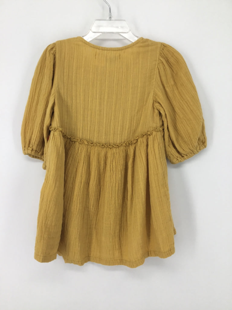 Zara Child Size 12-18 Months Yellow Dress - girls