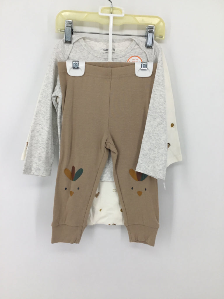 Just One You Made by Carters Child Size 18 Months Tan Thanksgiving Outfit