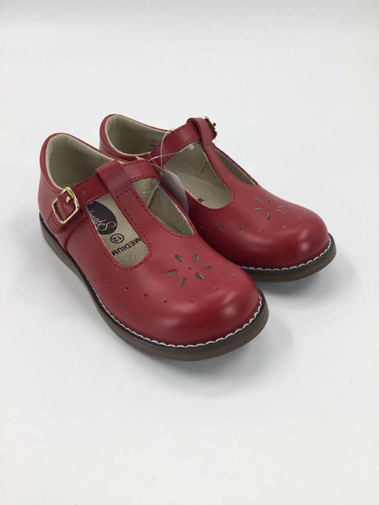 Footmates Child Size 12 Red Dress Shoes