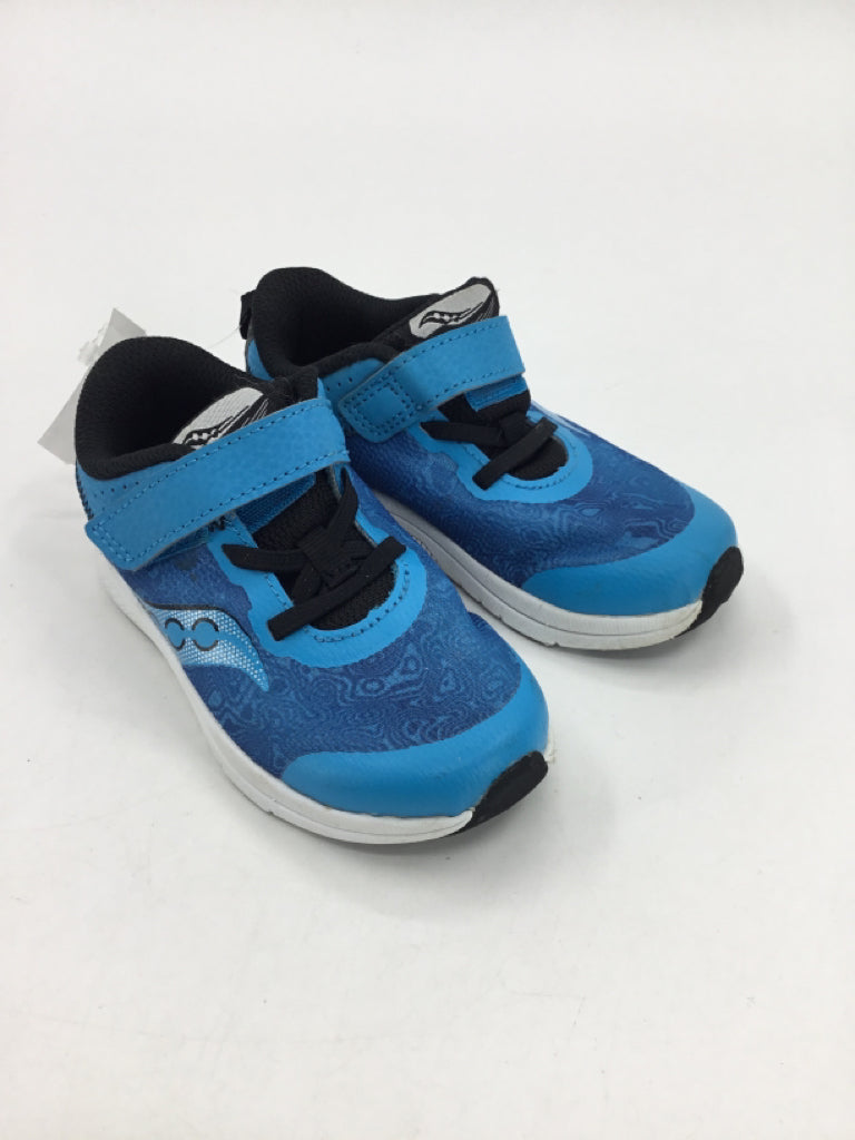 Saucony Child Size 8 Toddler Blue Sneakers