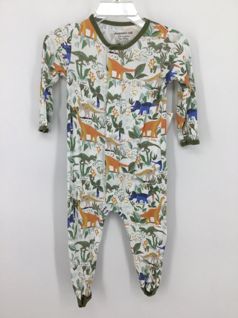 Magnetic Me Child Size 6-9 Months Green Sleepers