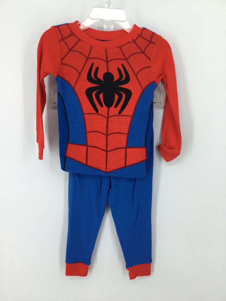 Marvel Child Size 2 Red Character Pajamas - boys