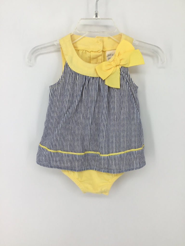 First Impressions Child Size 3-6 Months Yellow Outfit - girls