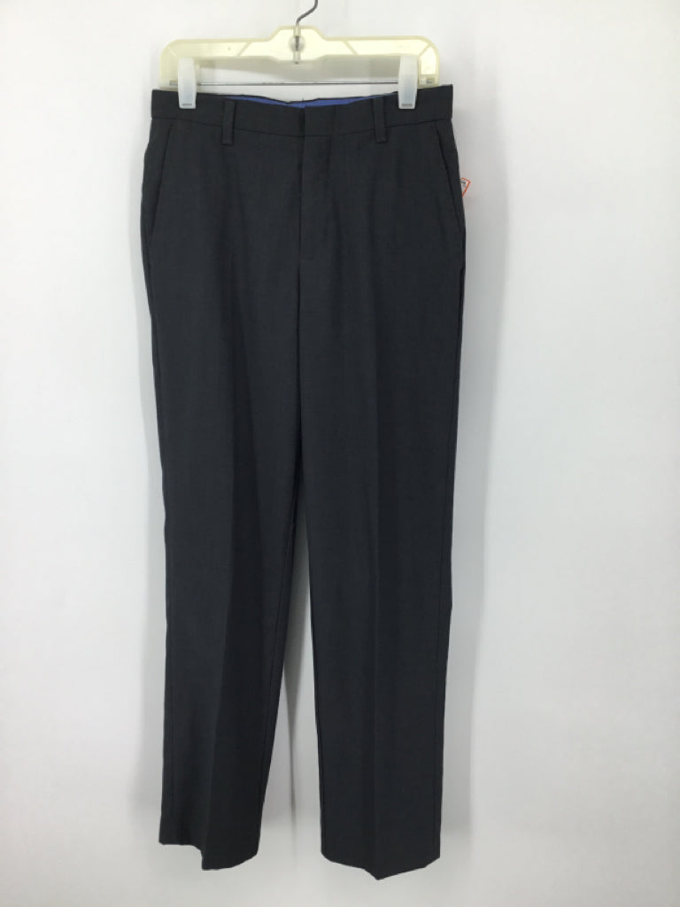 Izod Child Size 12 Gray Solid Pants - boys