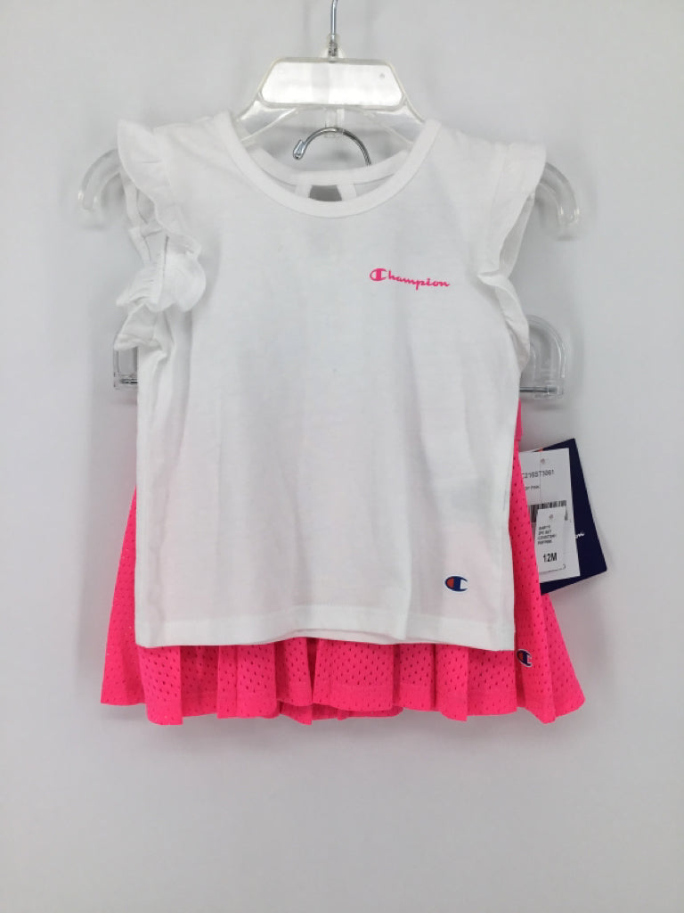 Champion Child Size 12 Months Pink Outfit - girls