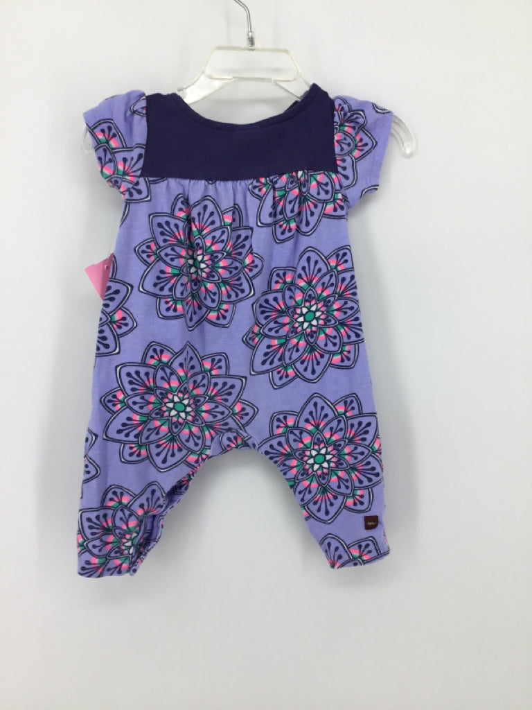 Tea Child Size 0-3 Months Blue Outfit - girls