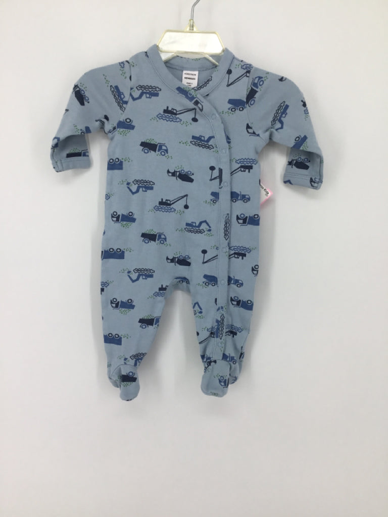 Nordstrom Child Size Newborn Blue Sleepers
