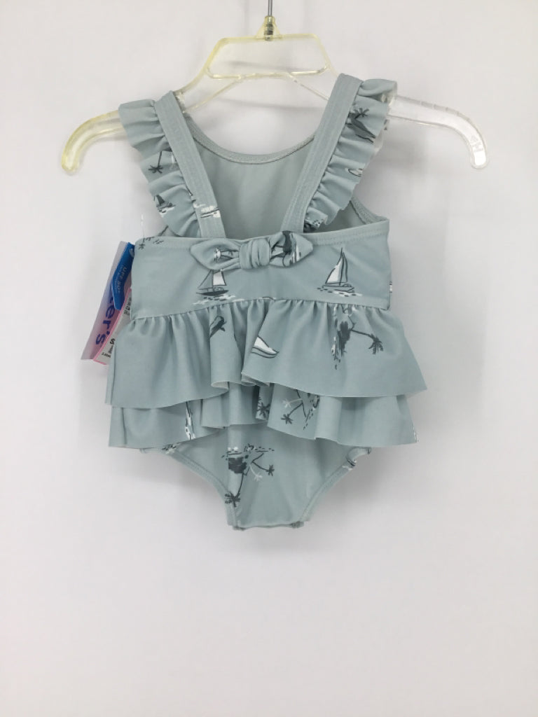 Carter's Child Size 3 Months Blue Swimwear - girls
