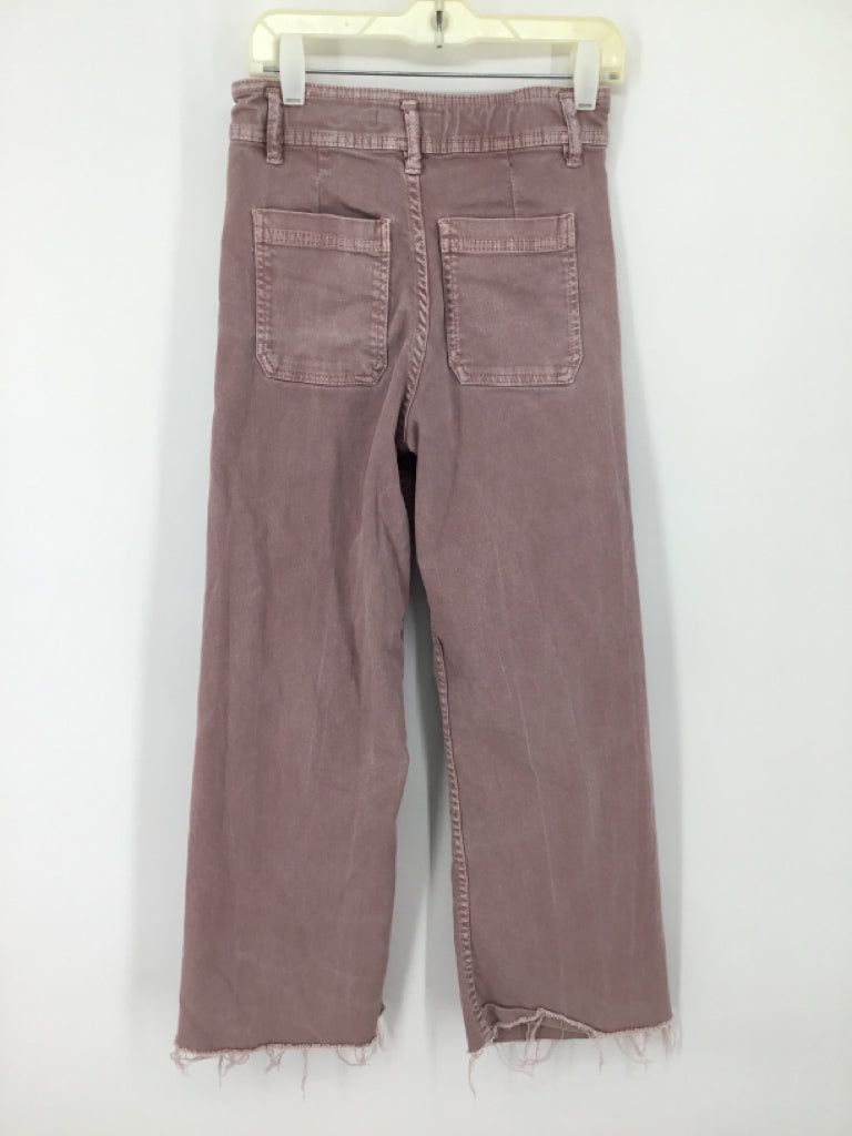 Zara Child Size 11 Purple Jeans - girls
