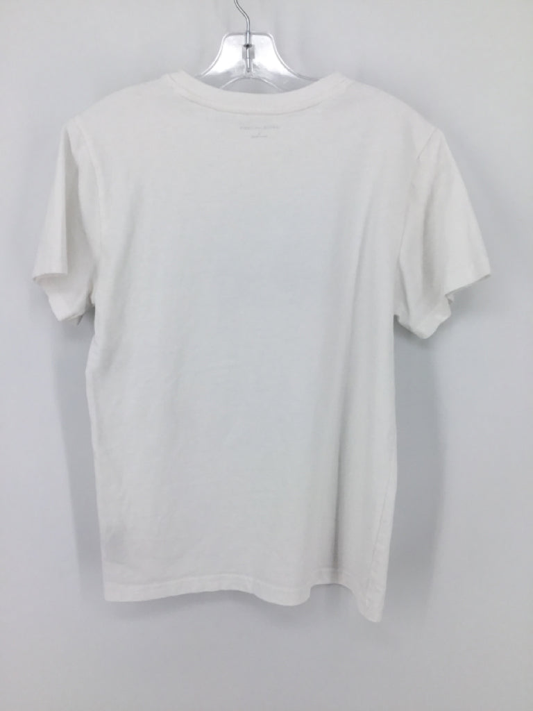 Janie and Jack Child Size 12 White screen printed T-shirt - boys