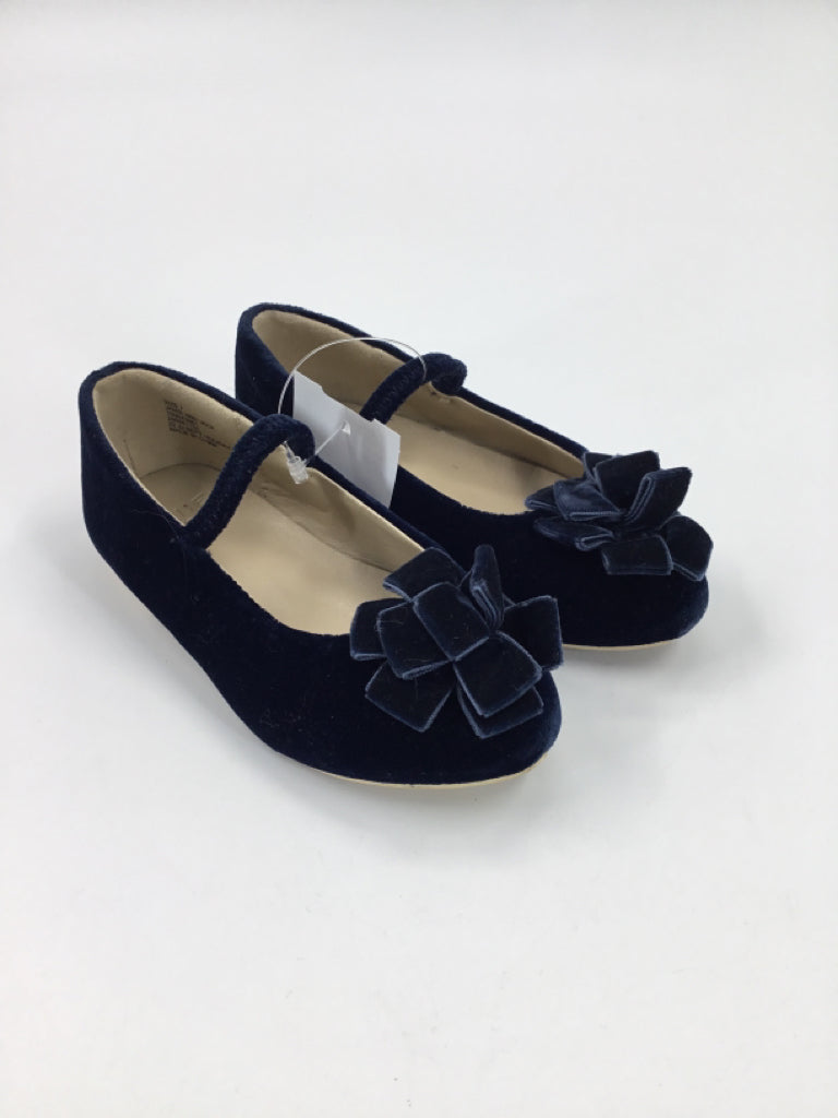 Janie and Jack Child Size 7 Toddler Blue Dress Shoes