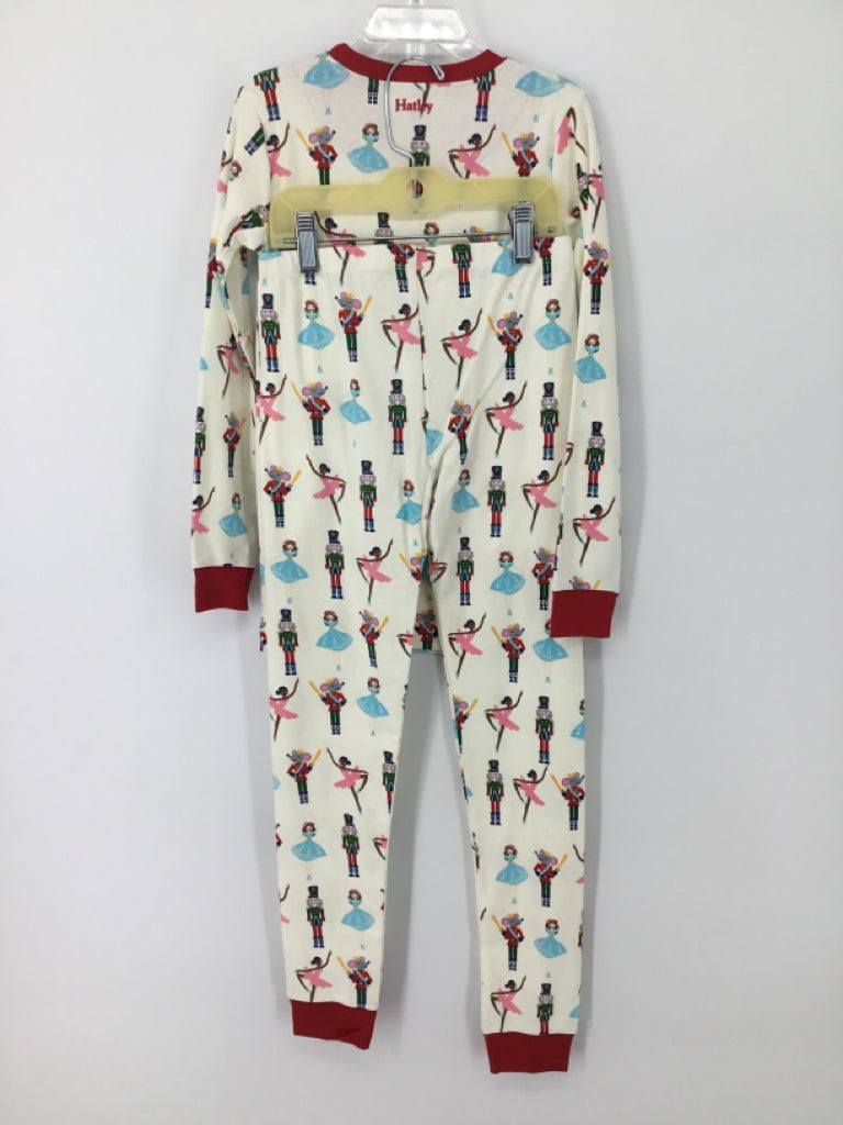 Hatley Child Size 8 Multi-Color Christmas Pajamas