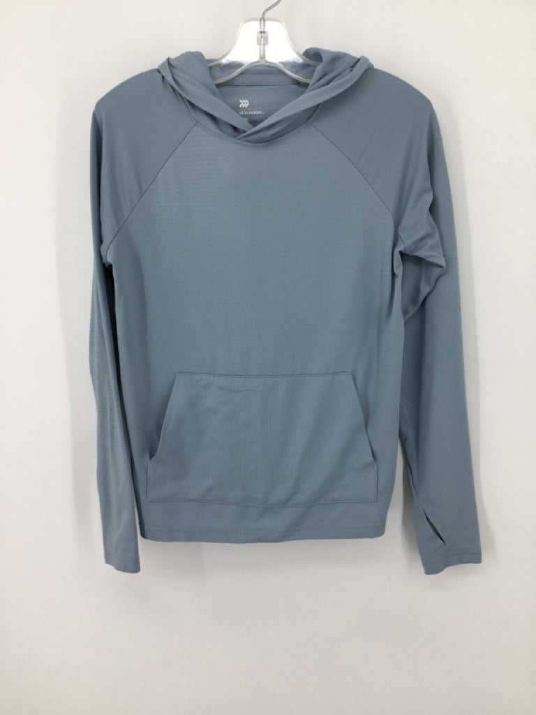 All In Motion Child Size 8 Blue Solid Shirt - boys