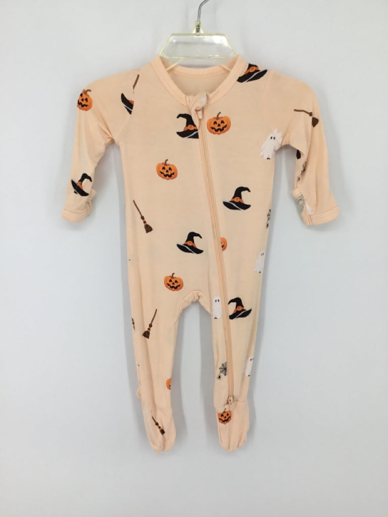 Kyte Child Size 0-3 Months Orange Halloween Sleeper