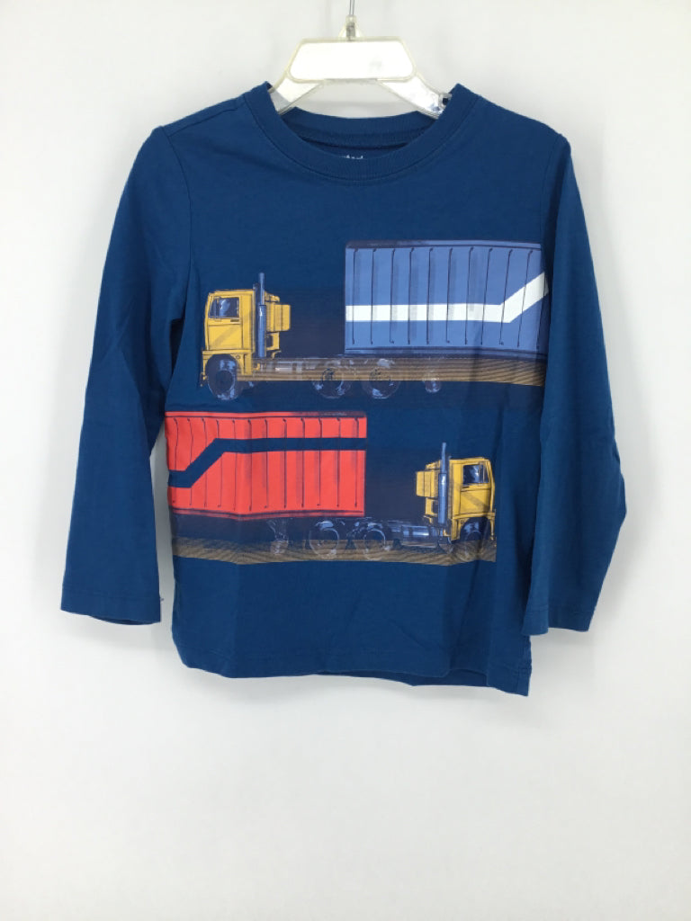 Carter's Child Size 3 Blue screen printed T-shirt - boys