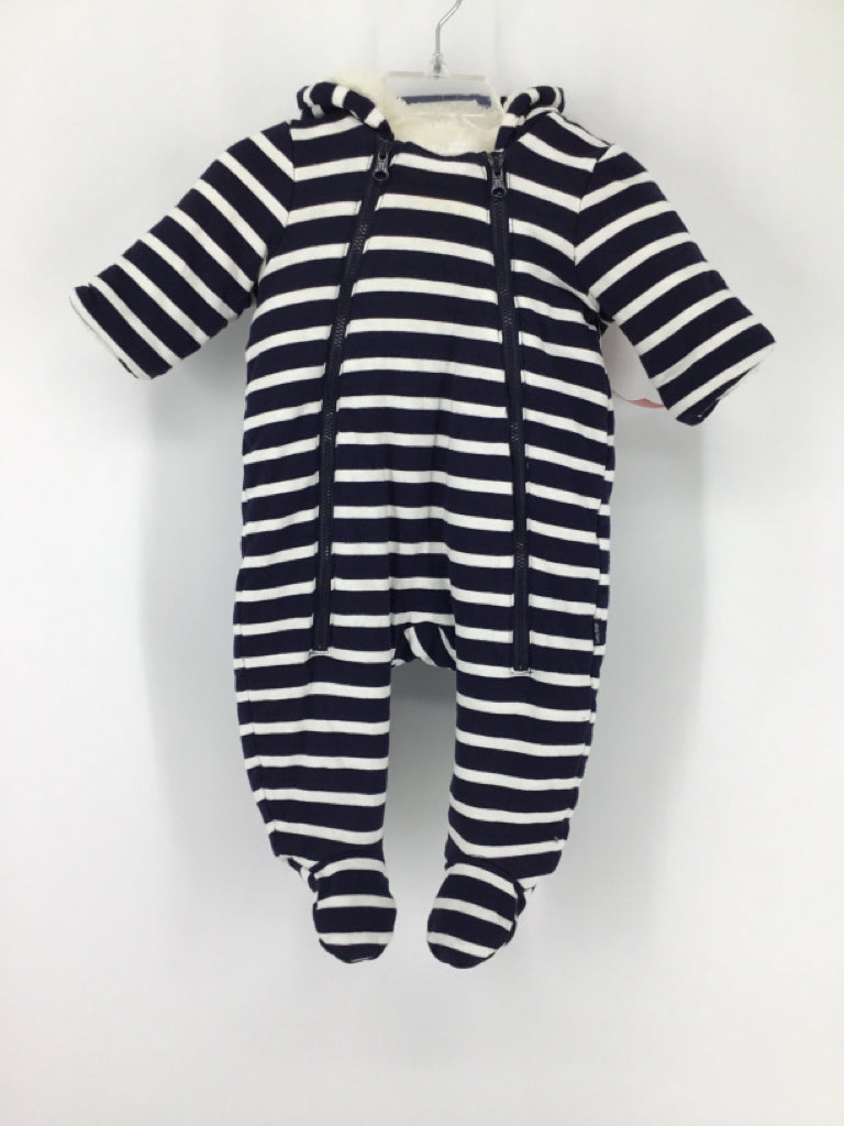 Baby Gap Child Size 3-6 Months Navy Stripe Outerwear - boys