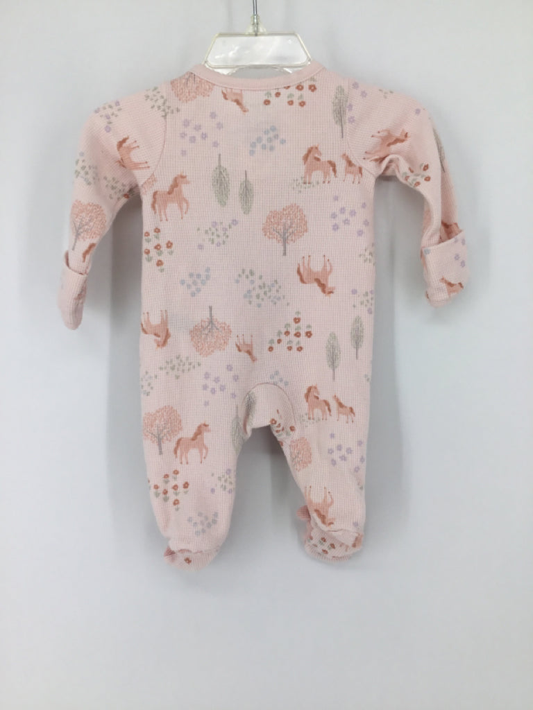 Just One You Made by Carters Child Size Newborn Pink Sleepers