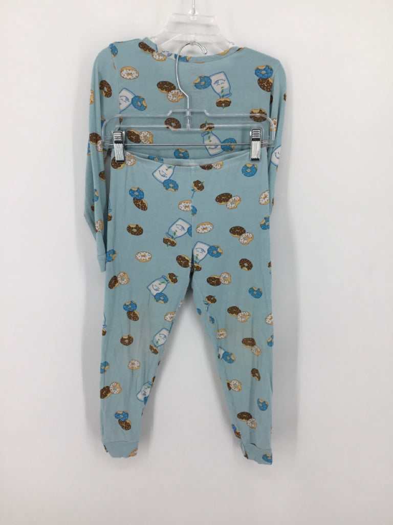 Lovey & Grink Child Size 4 Blue Print Pajamas - boys