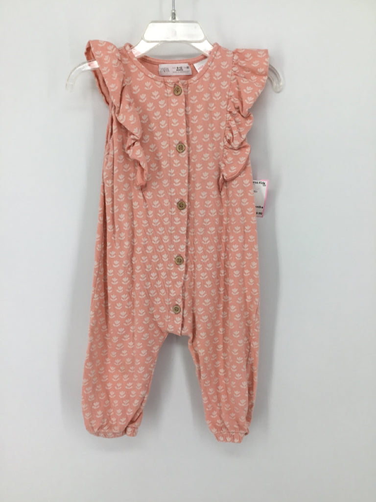 Zara Child Size 9-12 Months Pink Outfit - girls