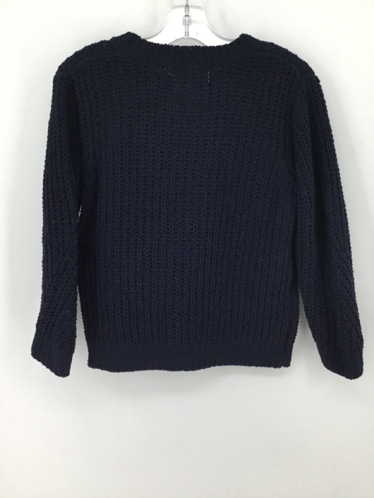 Zara Child Size 6 Navy Solid Sweater - boys