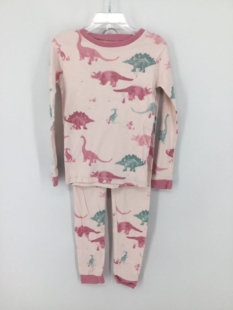Burt's Bees Baby Child Size 5 Pink Pajamas - girls
