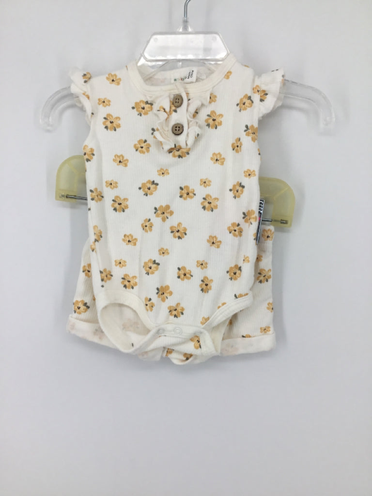 Willow Whimsey Child Size 0-3 Months White Outfit - girls