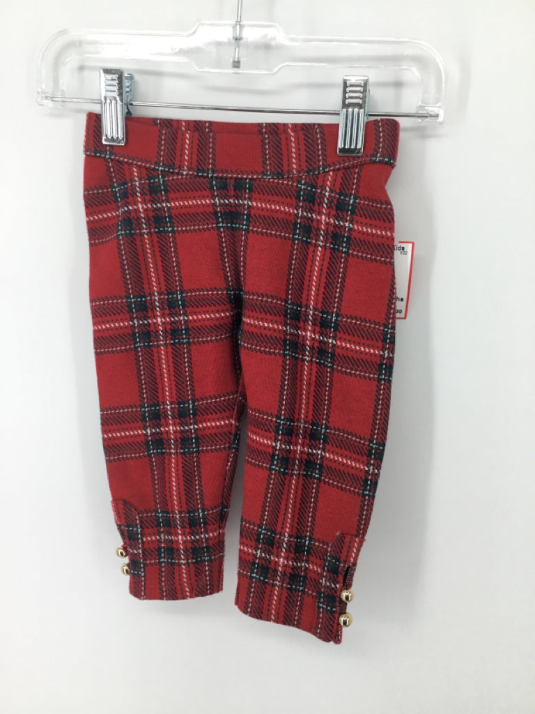 Janie and Jack Child Size 6-12 Months Red Pants - girls