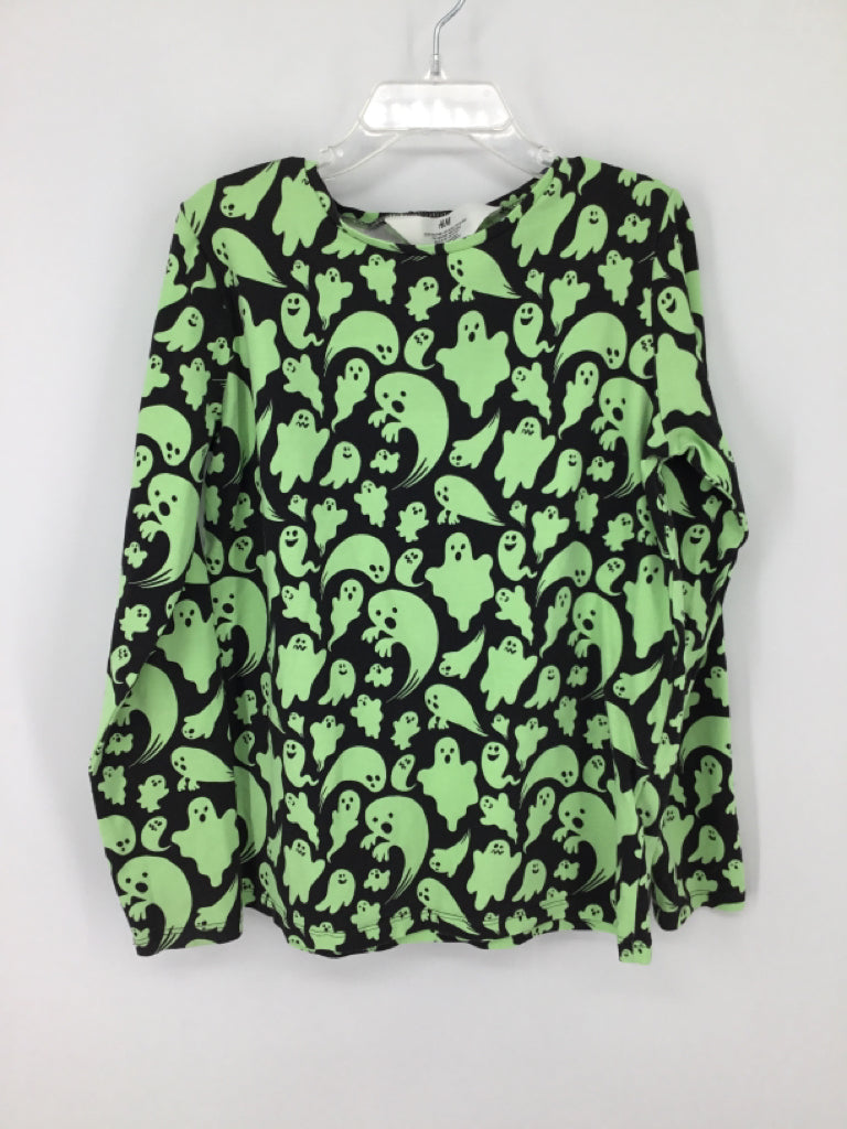 H & M Child Size 8 Green Halloween Shirt