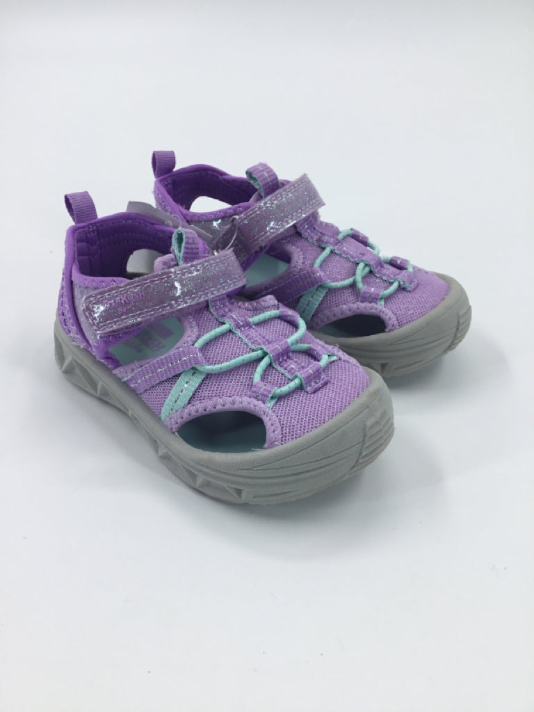 OshKosh B'gosh Child Size 8 Toddler Purple Sandals/Flip Flops