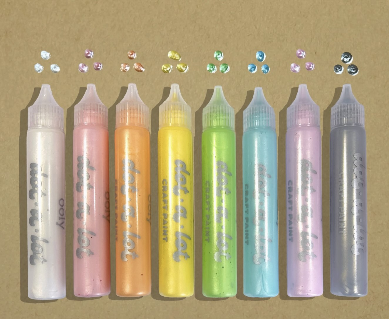 Ooly - Dot-a-Lot Dimentional Craft Paints (Pearlescent)