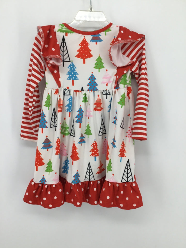 Millie Loves Lily Child Size 3 Red Christmas Dress