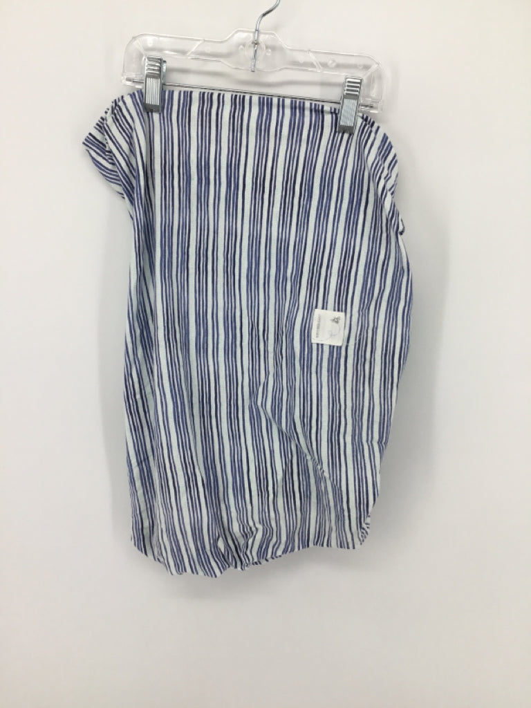 Burt's Bees Baby Blue Stripe Changing Pad Cover