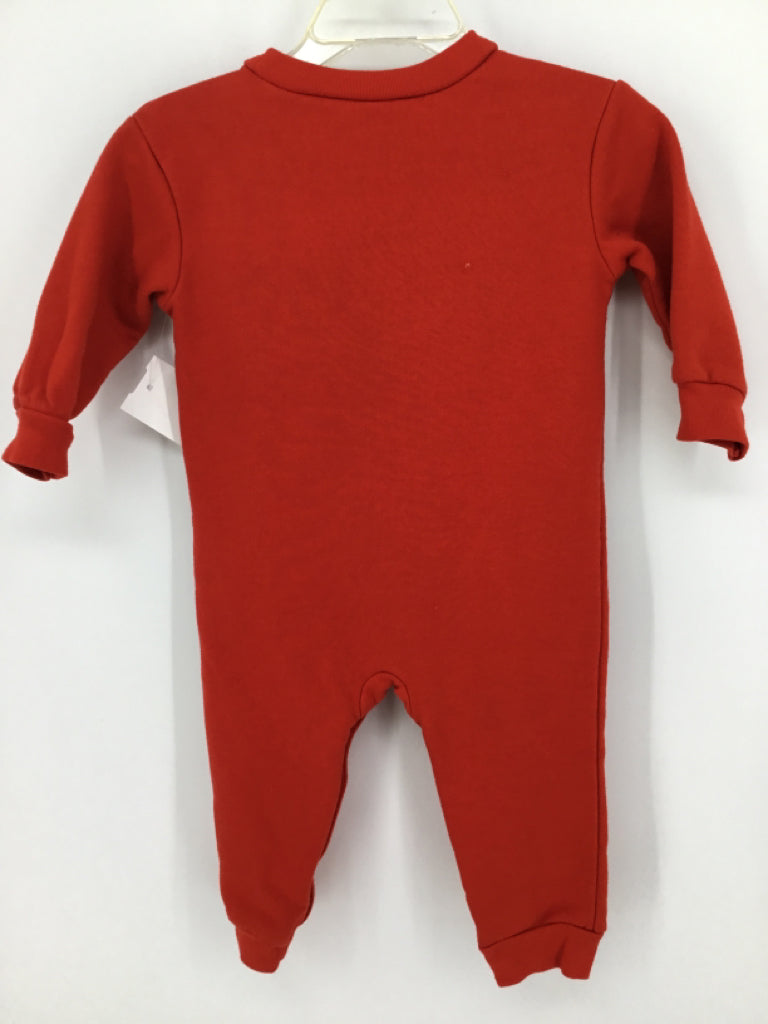Cat & Jack Child Size 6-9 Months Red Christmas Outfit