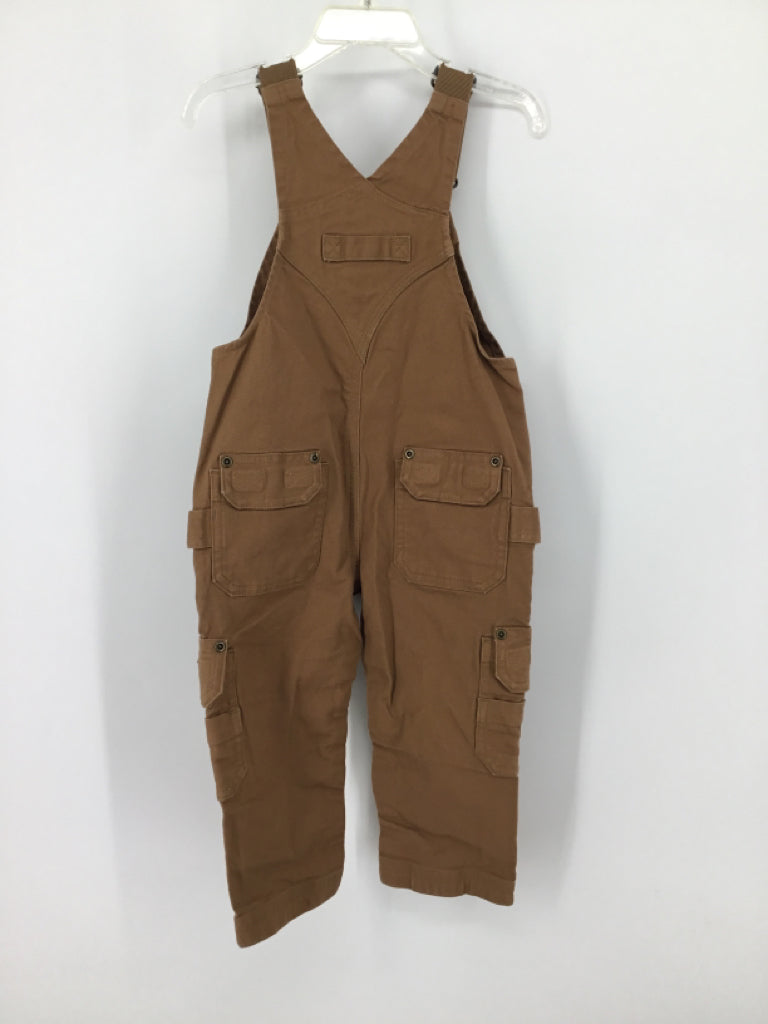Duluth Child Size 2 Brown Overalls - girls
