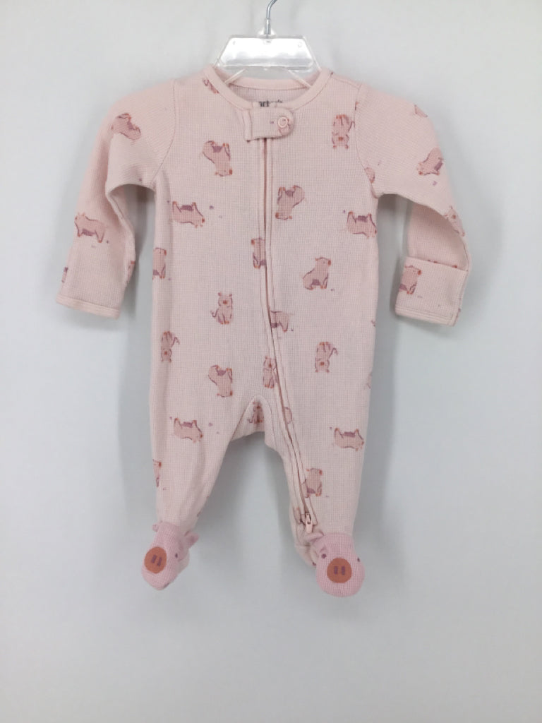 Just One You Made by Carters Child Size 3 Months Pink Sleepers