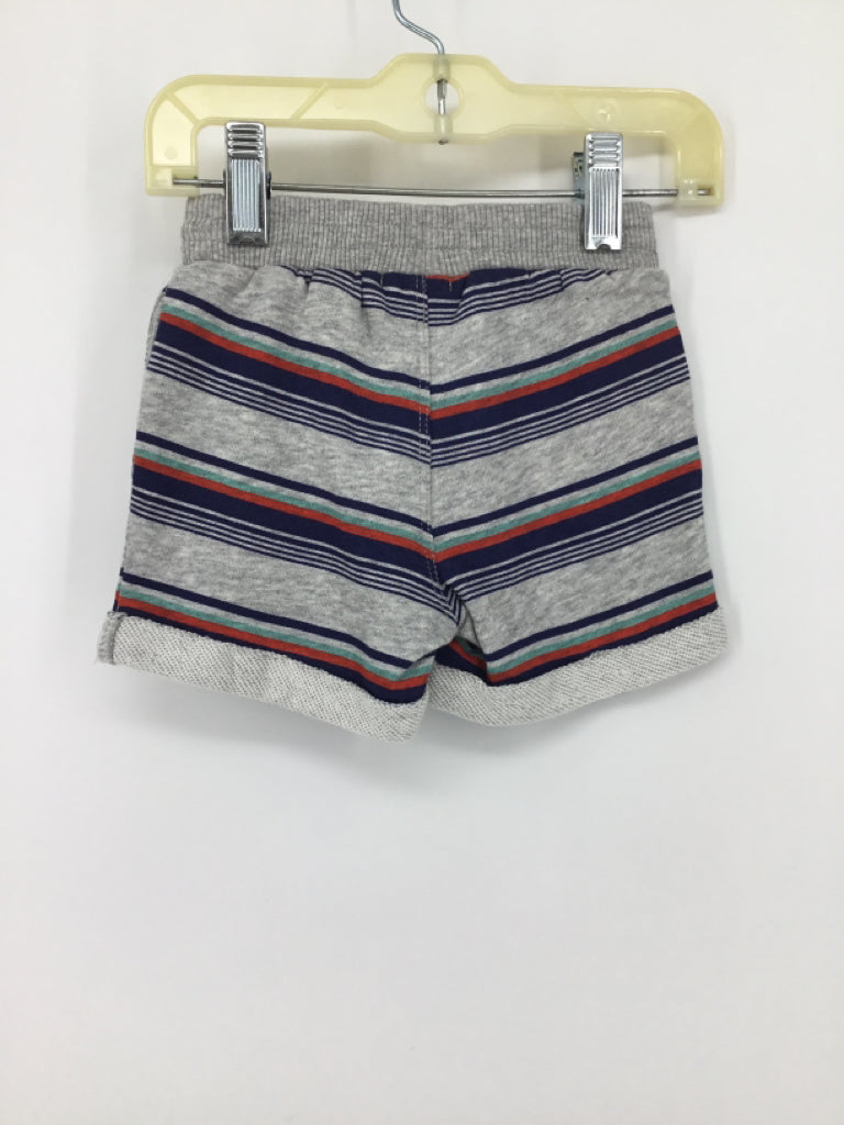 Splendid Child Size 3-6 Months Gray Stripe Shorts - boys