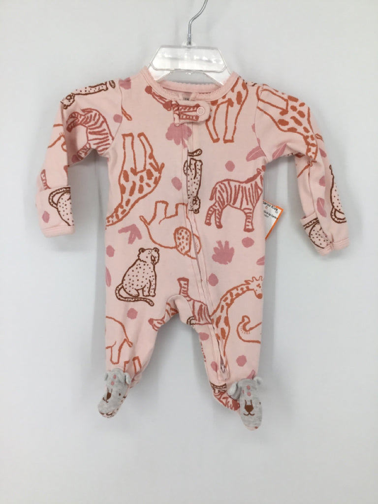 Just One You Made by Carters Child Size Newborn Pink Sleepers