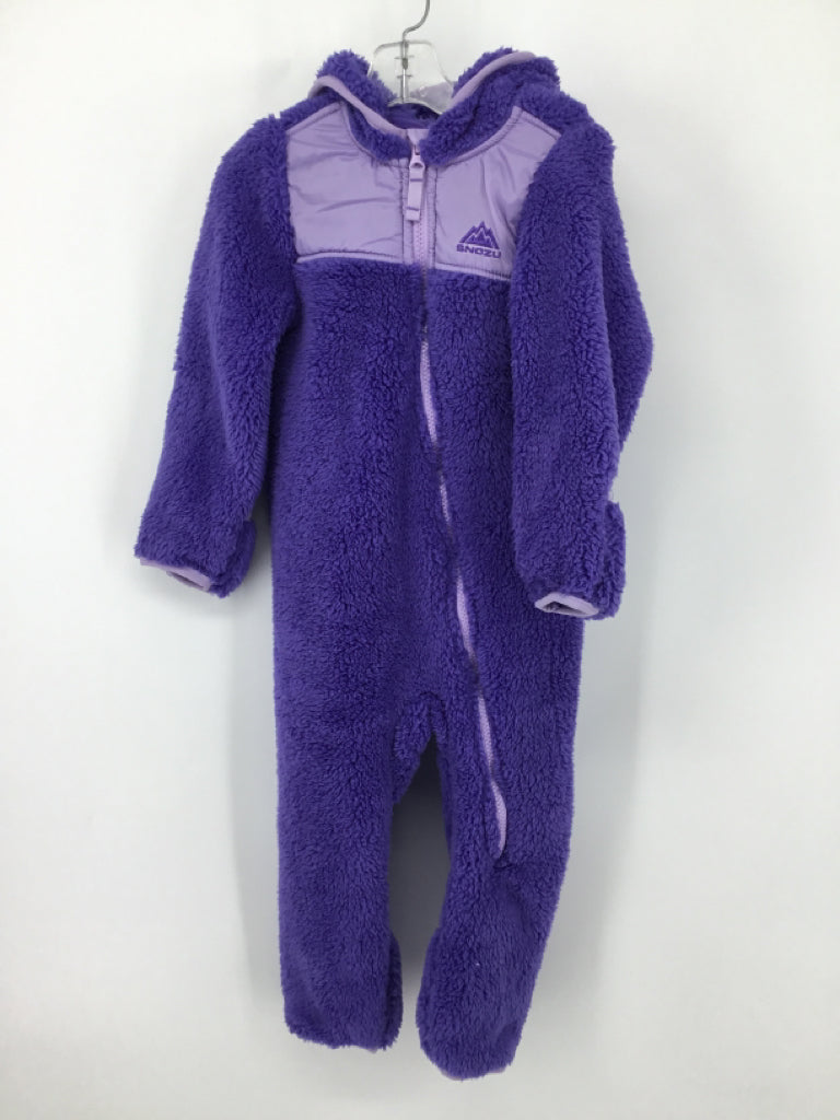 Snozu Child Size 24 Months Purple Outerwear - girls