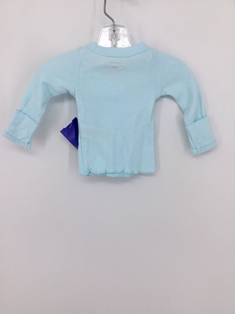 Carter's Child Size Newborn Blue Shirt - girls
